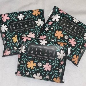3 New Finchberry Vegan Soaps